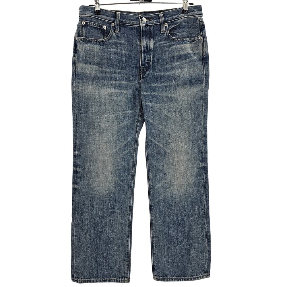 J. Crew Womans size 27 Petite Mid Rise Slouchy Denim Jeans Mid Blue CC642 NEW